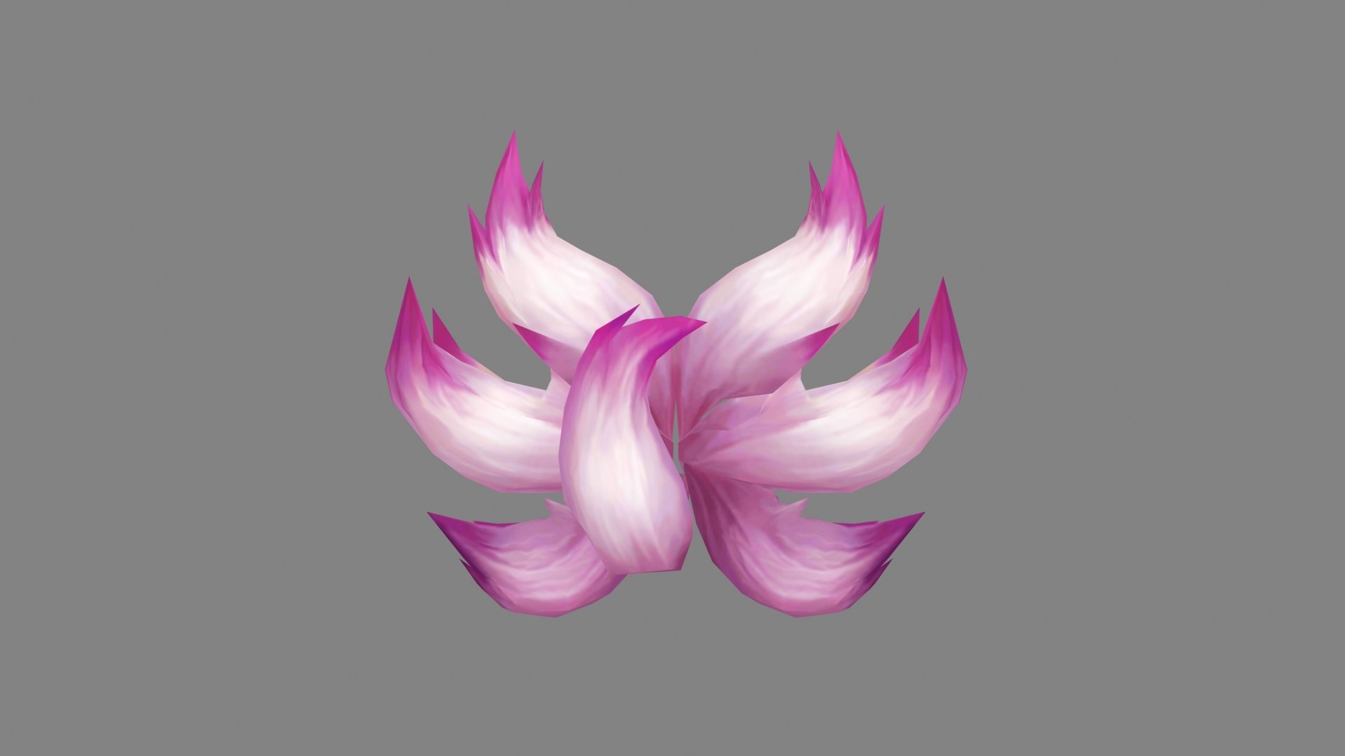 3D Cartoon Pink Fox Tail - TurboSquid 2104540