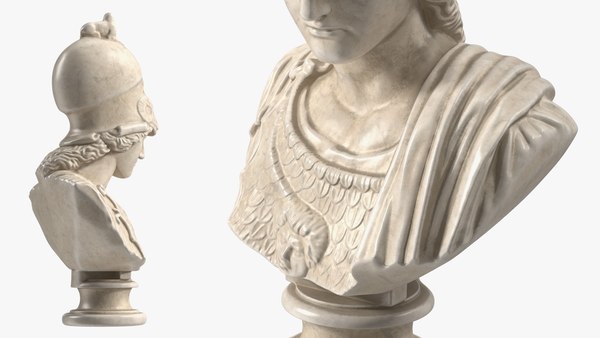 3D модель Бюст Афины Джустиниани из мрамора для 3D-печати - TurboSquid ...