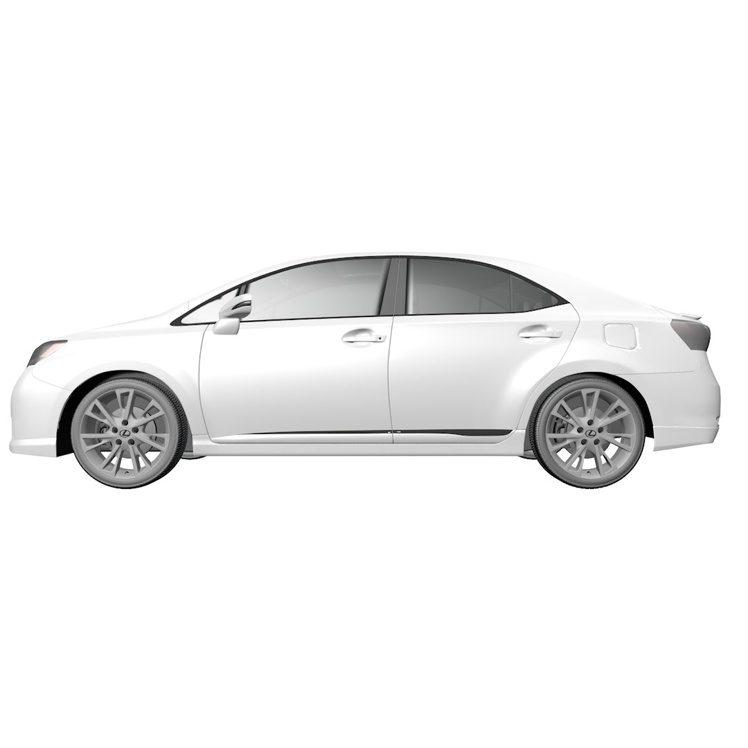 3D Lexus HS - 2010 - TurboSquid 2138565