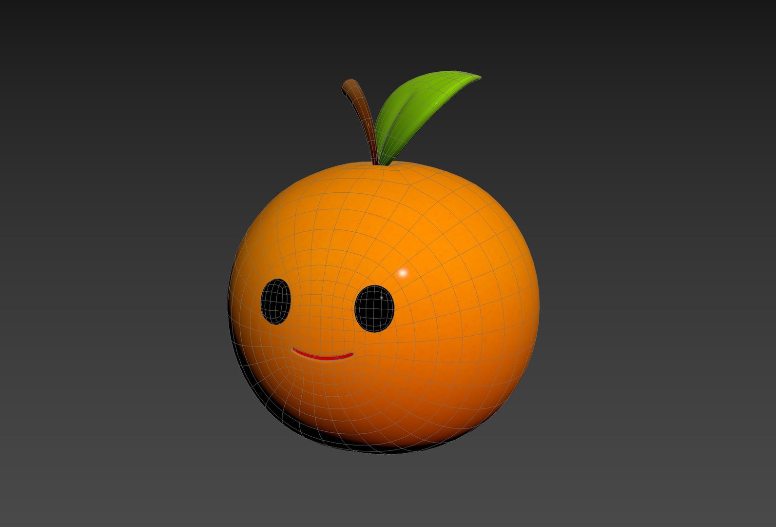 3D Model Prop275 Orange Head - TurboSquid 2195875