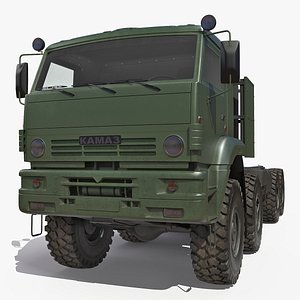 Russian Offroad Truck Kamaz 6560 Dirty