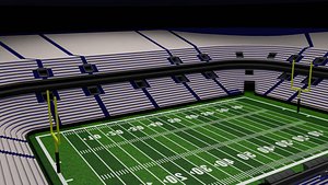 American Football Stadium 3D model