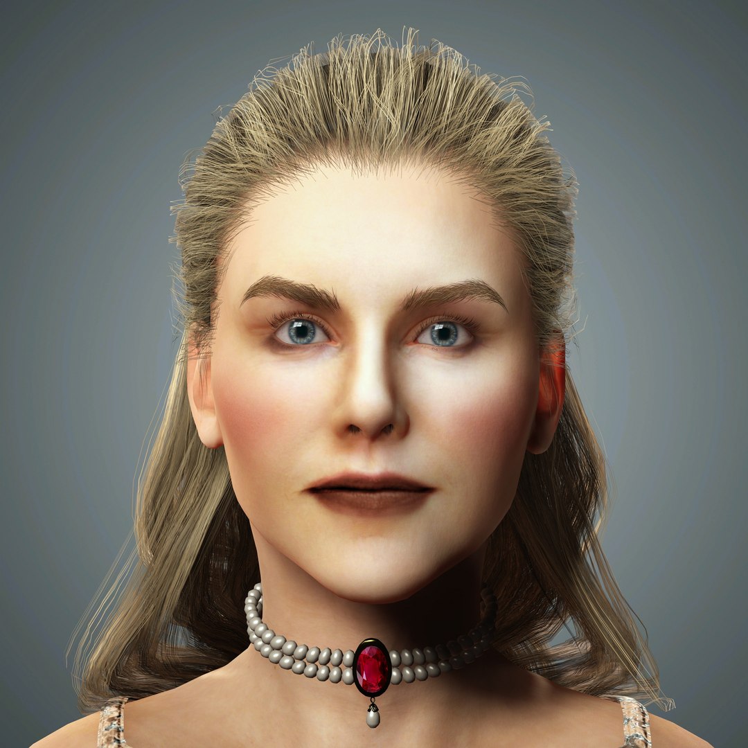 Nicole Kidman Character 3D Model - TurboSquid 2329564