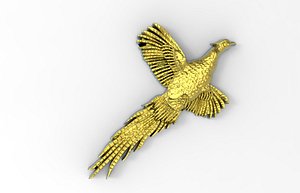 3D model pheasant print