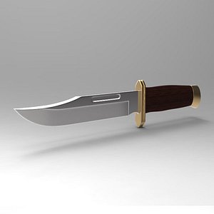 3d model knife hunting