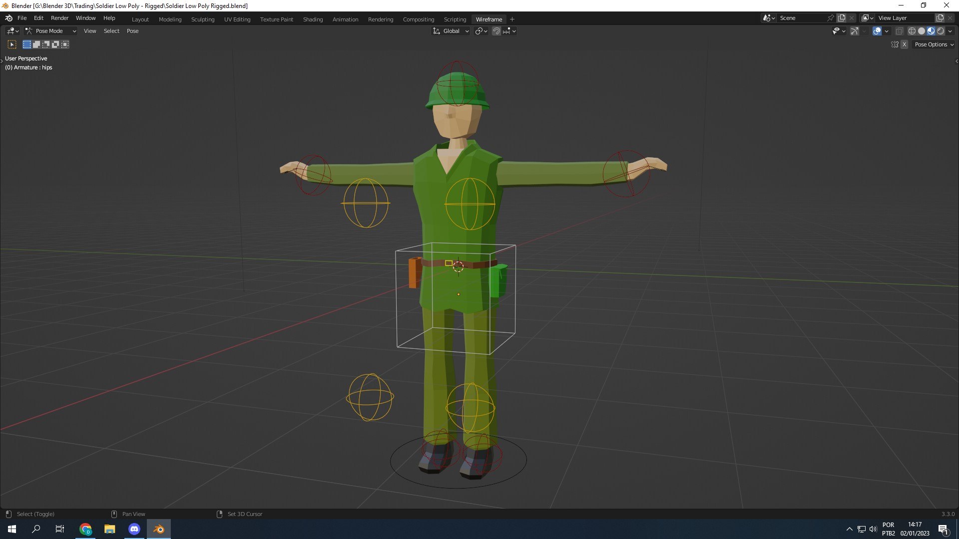 Soldier Low Poly - Rigged 3D - TurboSquid 2008365