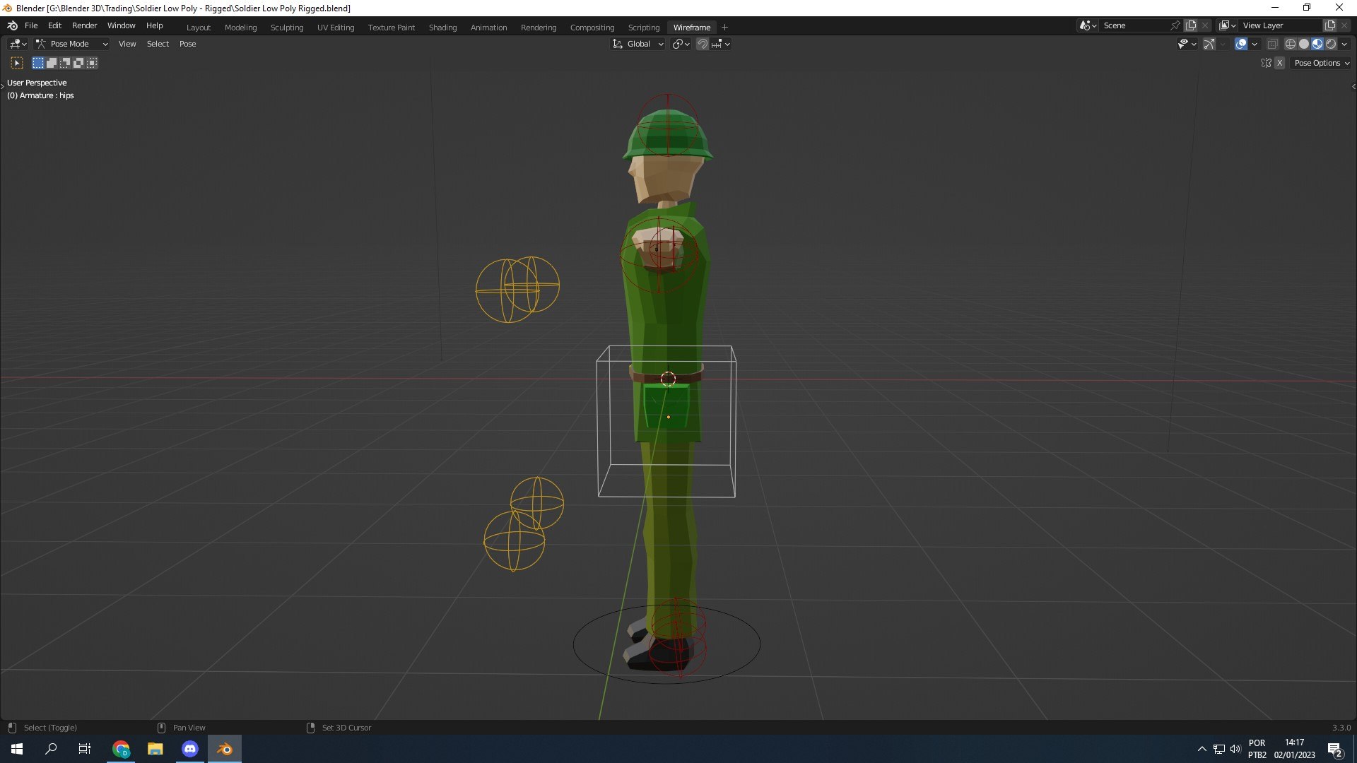 Soldier Low Poly - Rigged 3D - TurboSquid 2008365