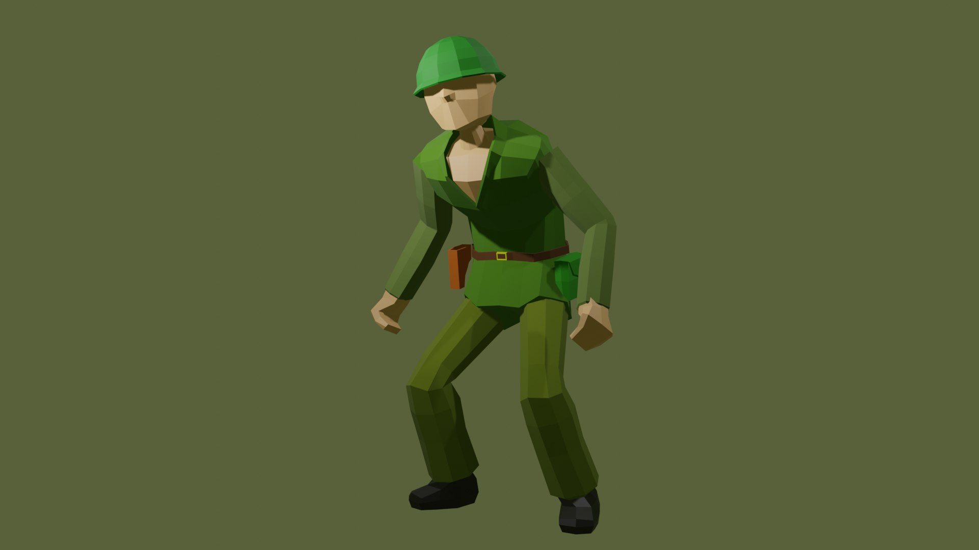 Soldier Low Poly - Rigged 3D - TurboSquid 2008365