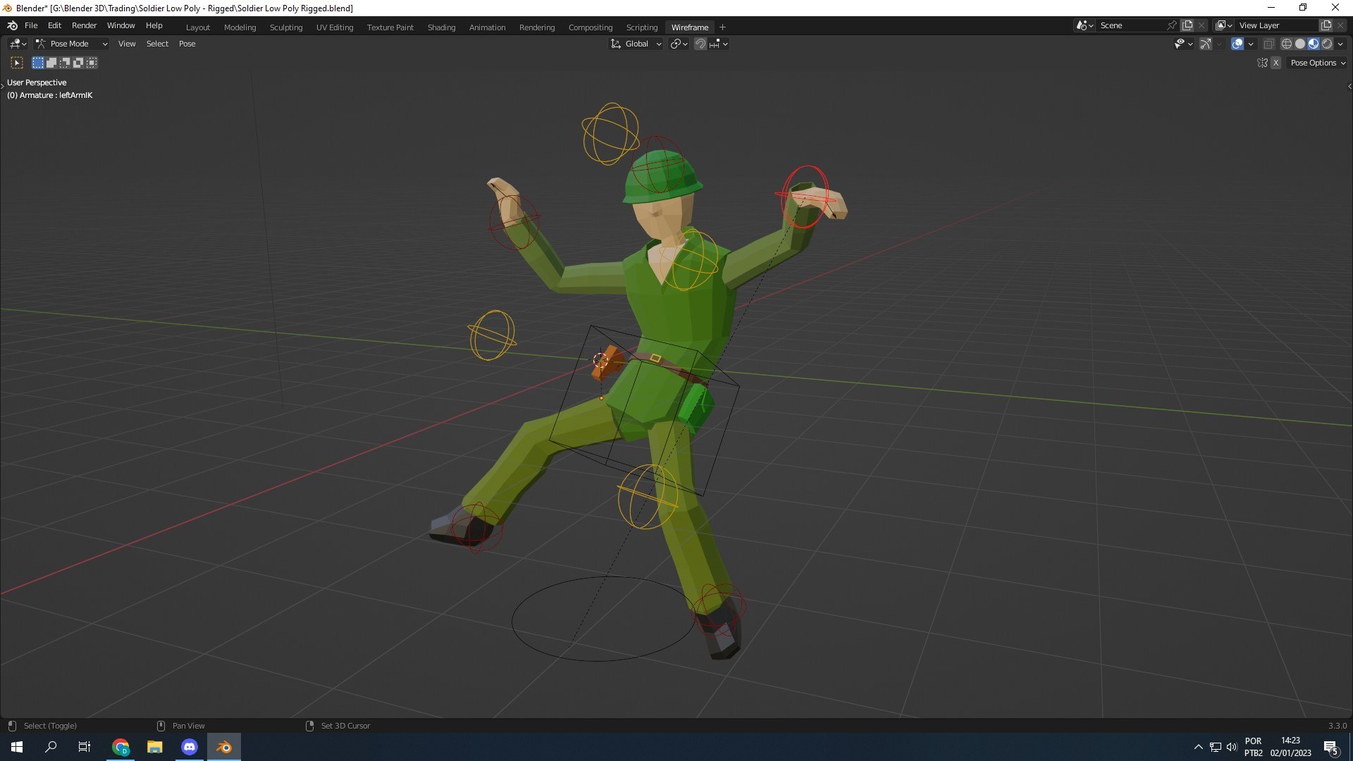 Soldier Low Poly - Rigged 3D - TurboSquid 2008365