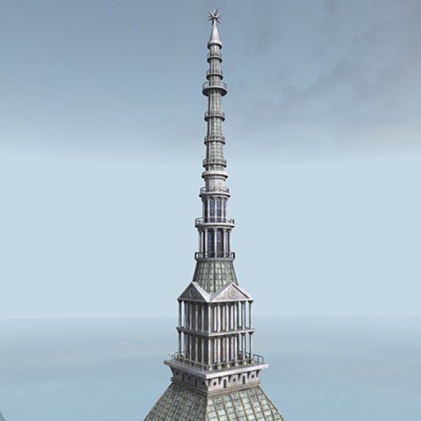 3d c4d mole antonelliana antonelli