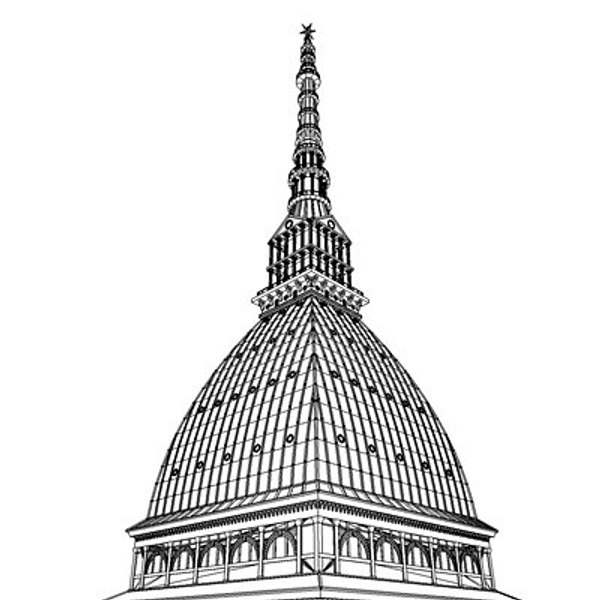 3d c4d mole antonelliana antonelli