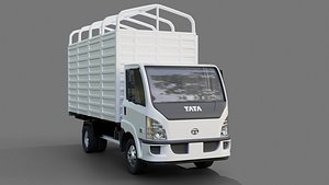 3D Tata Ultra 714 Cargo Truck