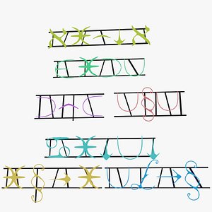 Sci-Fi Neon Signs 3D