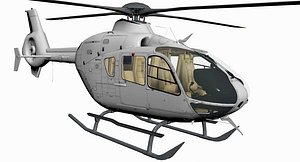 3d ec-135 eurocopter model