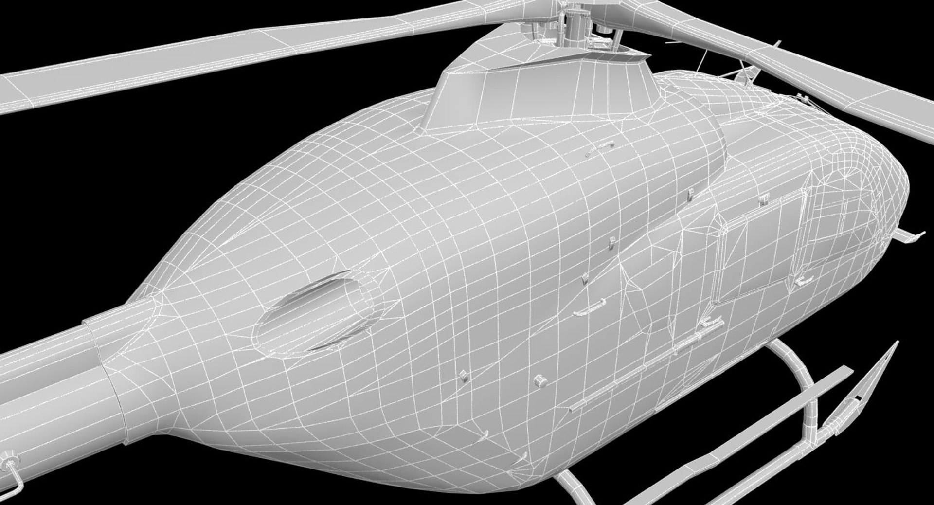 3d ec-135 eurocopter model