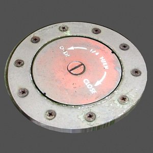 fuel valve cap 3d model