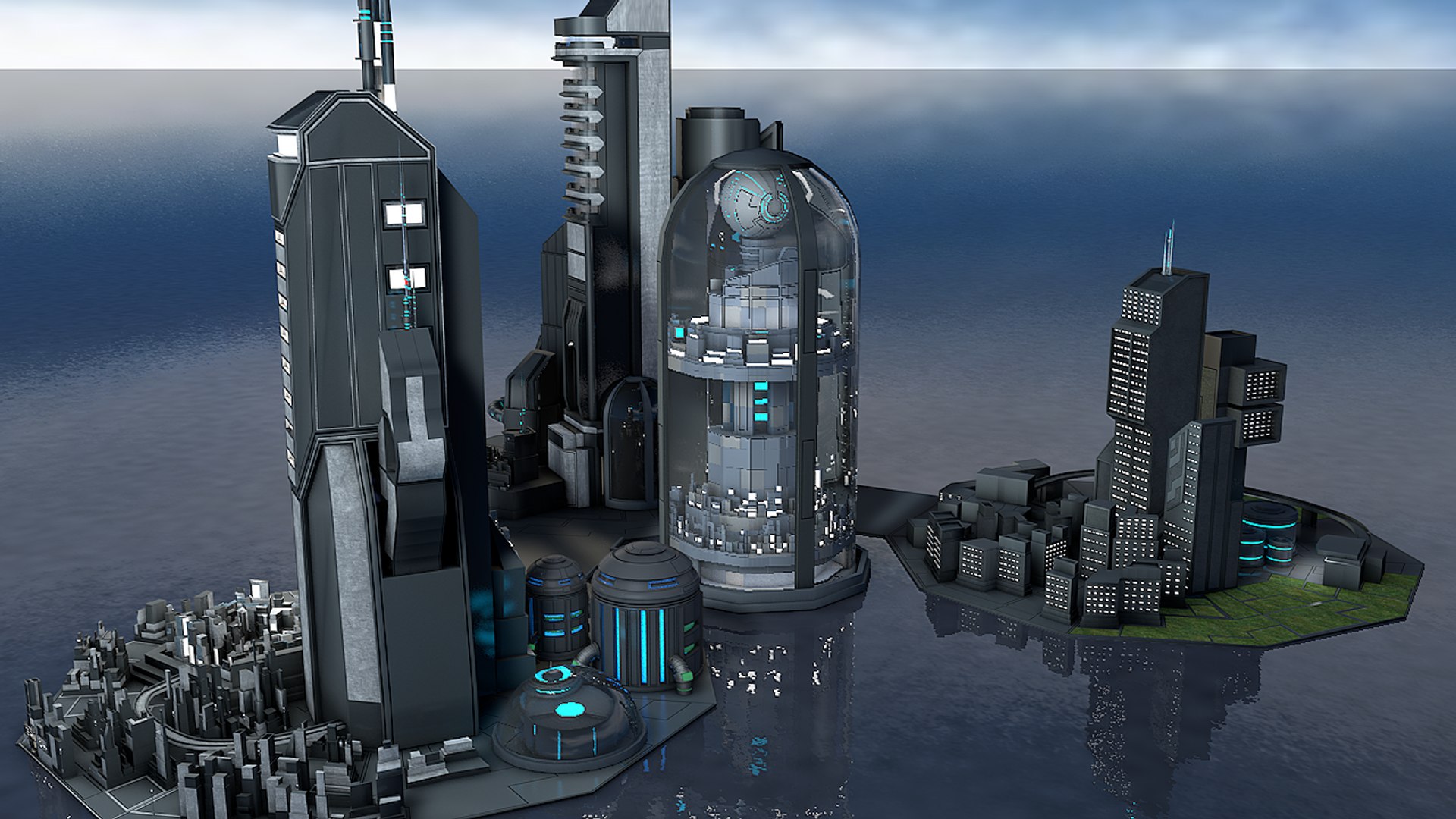 city building 3ds