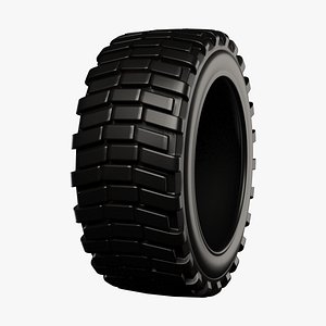 3D tractor tire