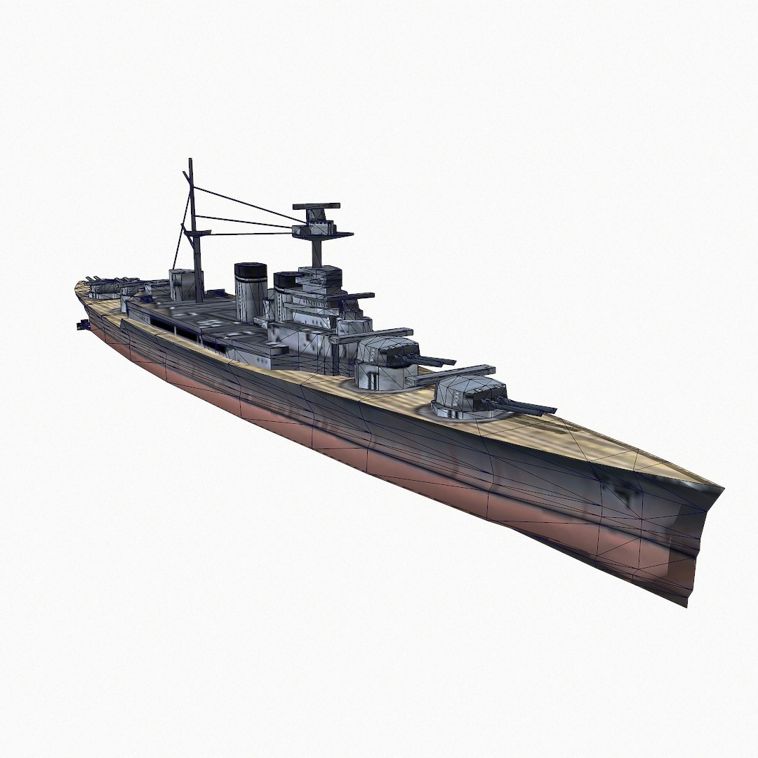 3d admiral-class battlecruisers model