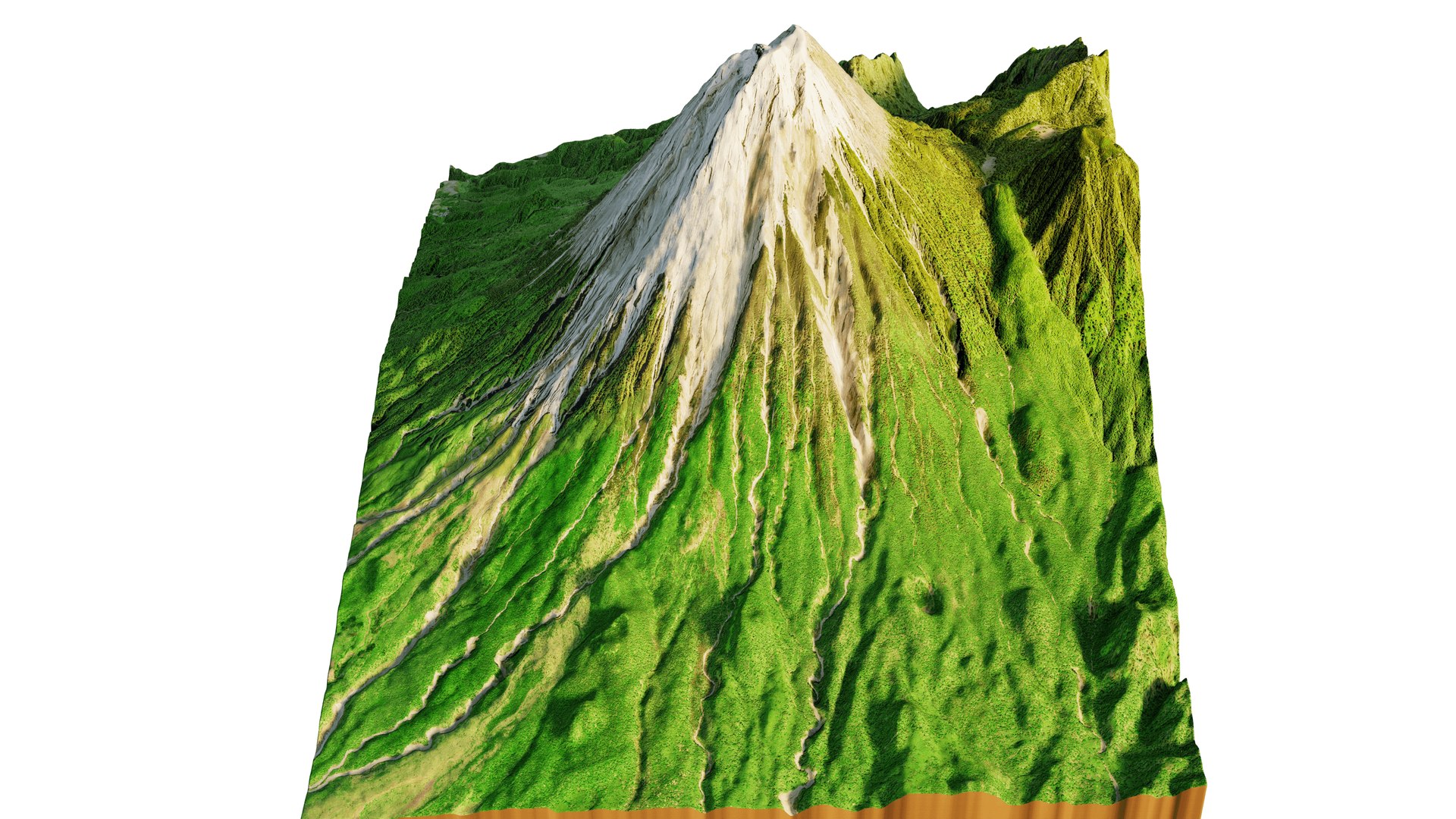 3D Mount Semeru 3d Model Terrain - TurboSquid 2084083