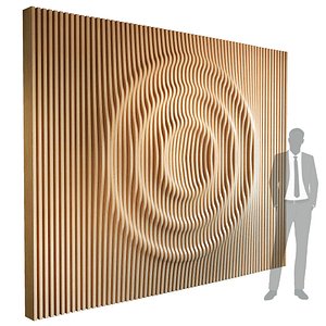 parametric wall 004 3D model