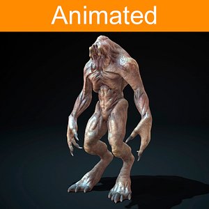 character creature devourer 3d model