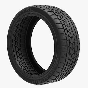 3D car tire v1 model