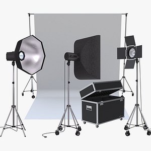 Photography Studio Equipment 2 3D model