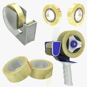 3D Tape and Dispencer Collection 5 in 1