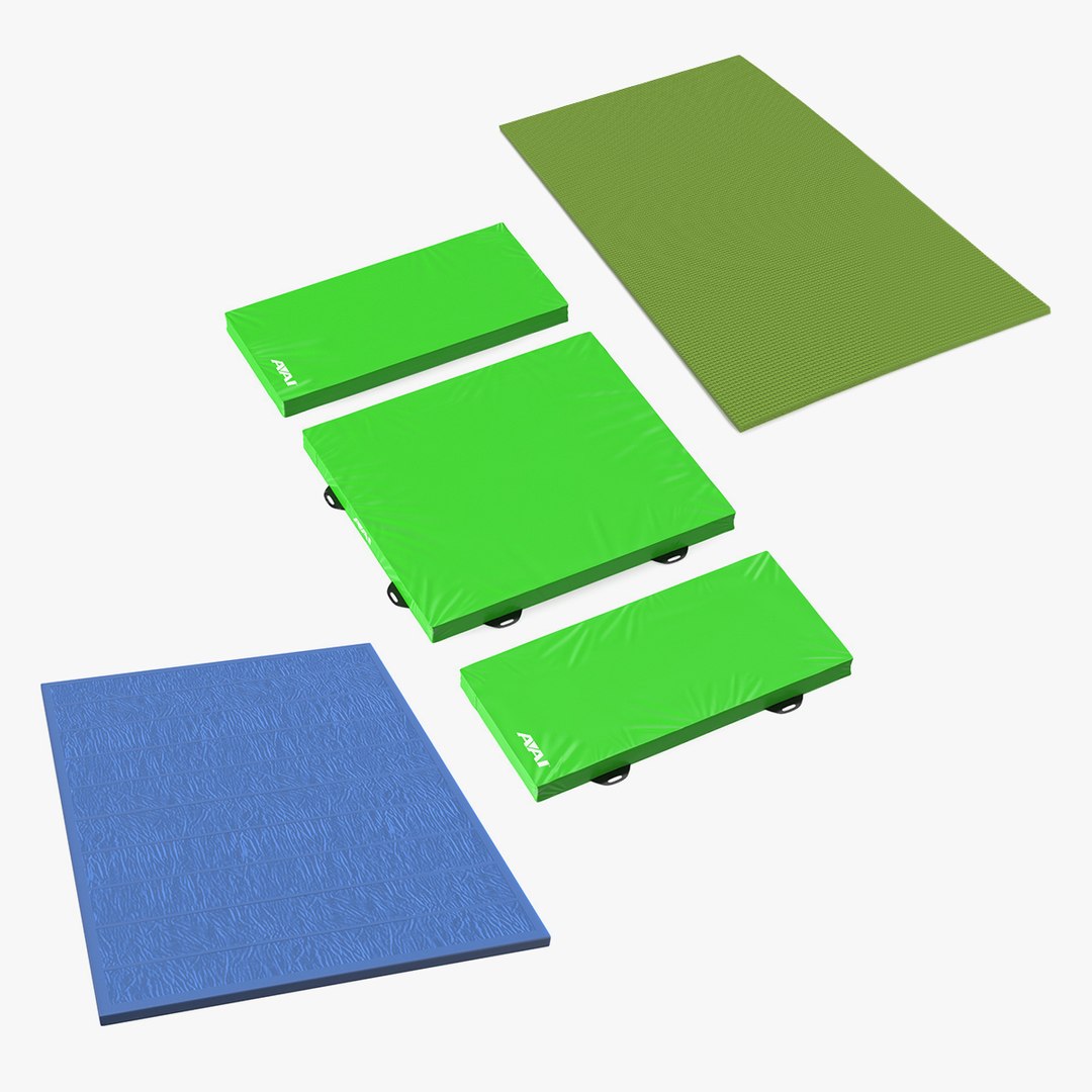 Sports Mats Collection 3D model preview