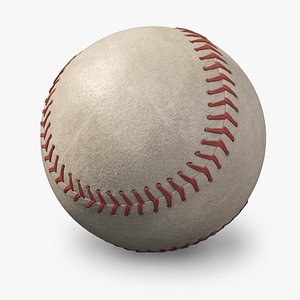 3d old baseball logo model