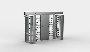 Turnstile gate 03 3D model model