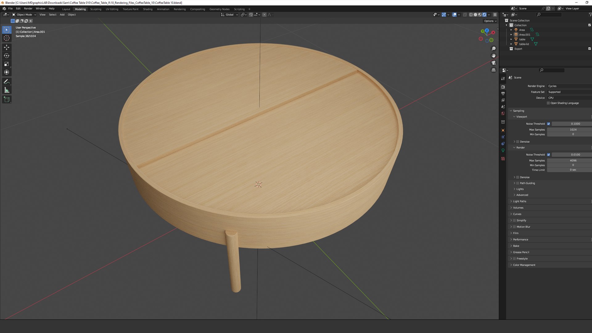 Coffee Table 09 3D Model - TurboSquid 2070854