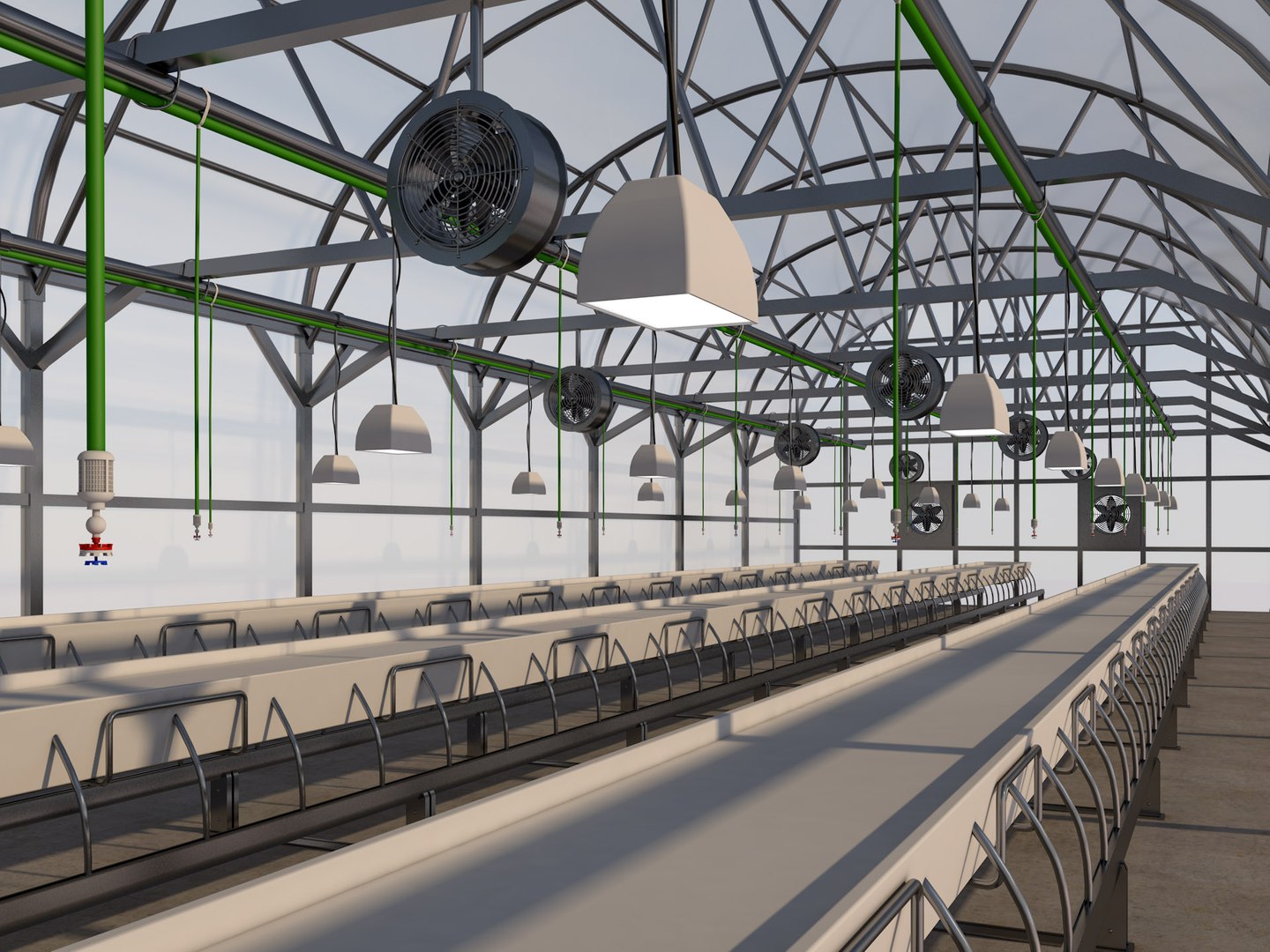 3D Greenhouse - TurboSquid 2120604