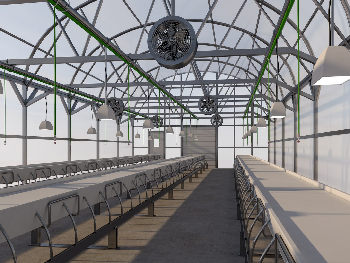 3D Greenhouse - TurboSquid 2120604