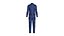 Men Multi Zipper Jacket With Pant-Outfit