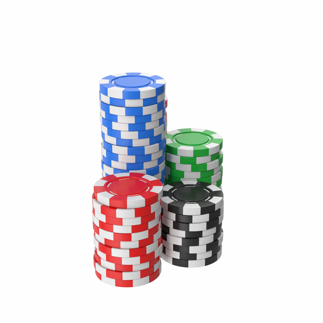 Stack Of Casino Chips 3D model - TurboSquid 2068611