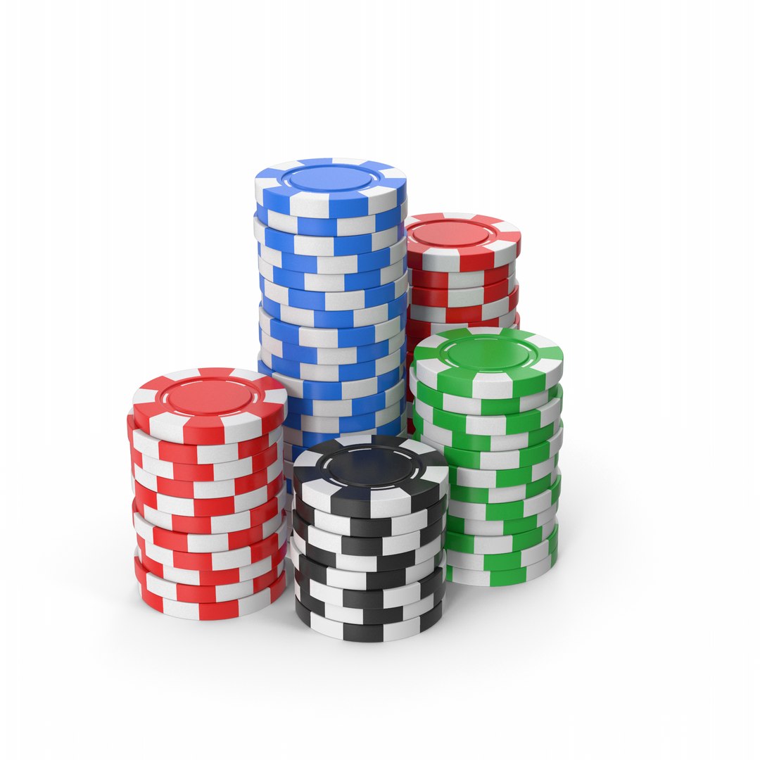 Stack Of Casino Chips 3D model - TurboSquid 2068611