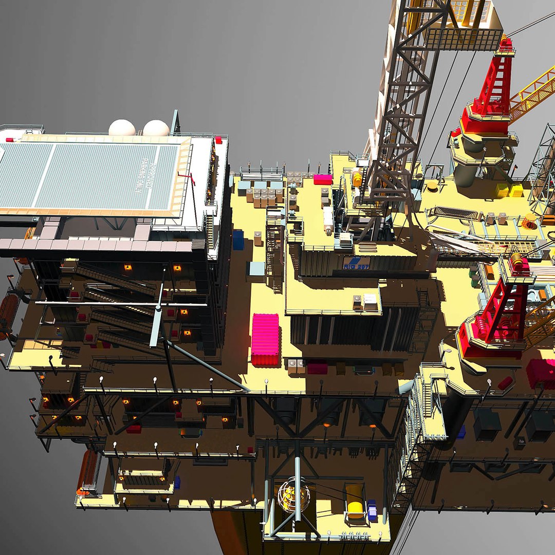 3d perdido oil platform