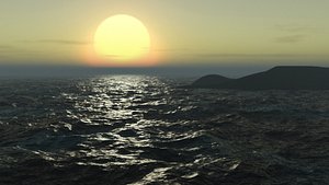 ocean animate 3D