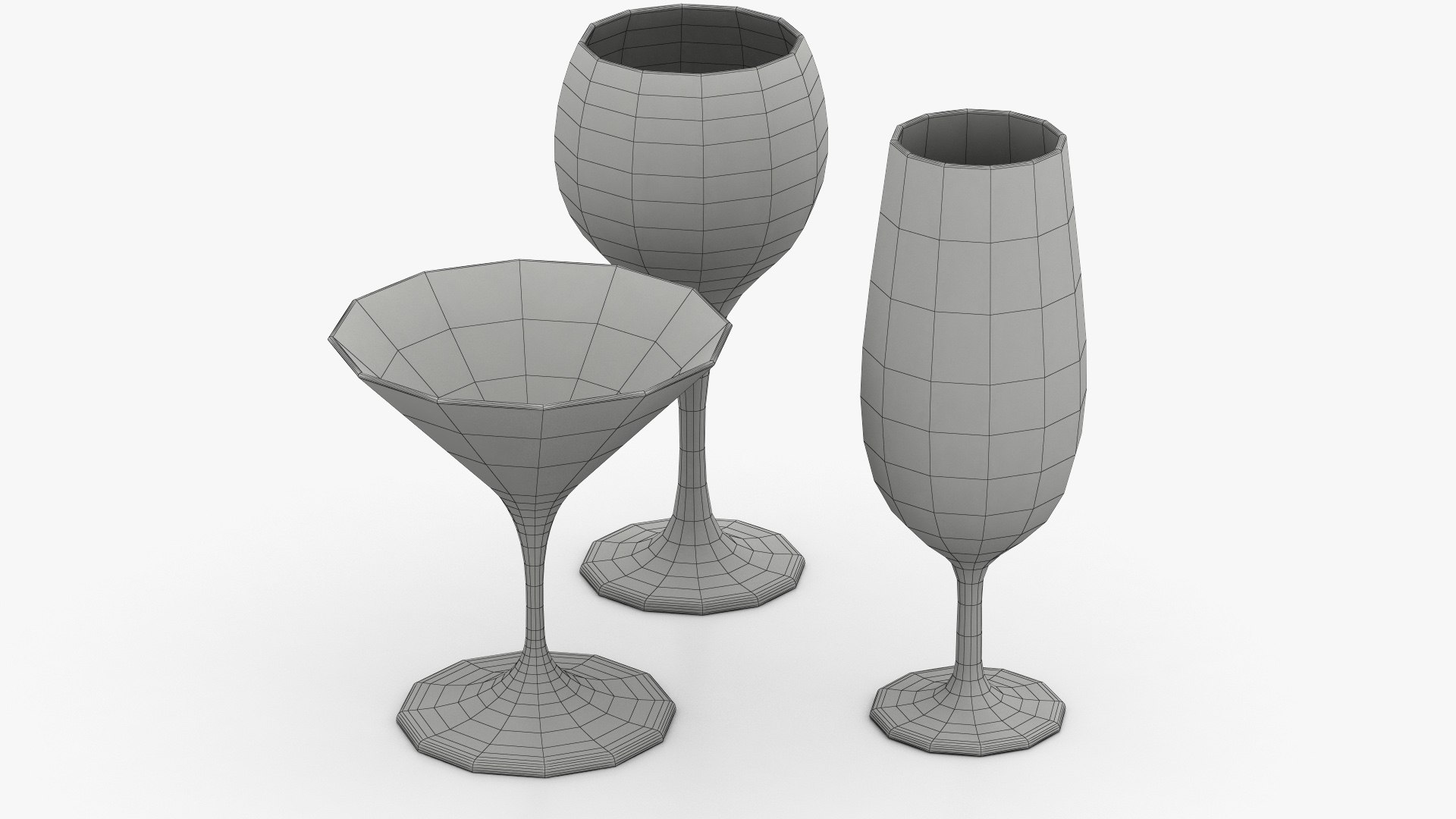 3D goblets - TurboSquid 1179697