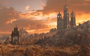 Fantasy  Lost Church model