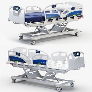 3D hospital bed