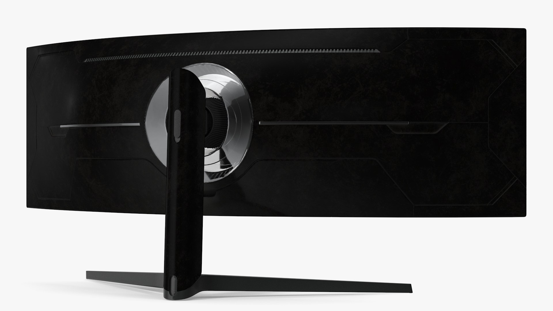 3D Model Ultrawide Curved Gaming Monitor OFF Rigged - TurboSquid 1859384