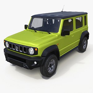 3D Suzuki Jimny 2025 SUV Green model