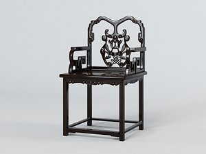 chinese armchair type b 3D model