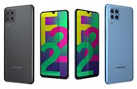 Samsung Galaxy F22 All Colors Low Poly