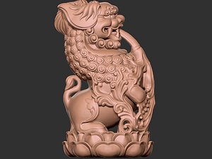 3D guardian lion