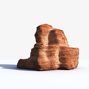 3D desert rock 24004 model