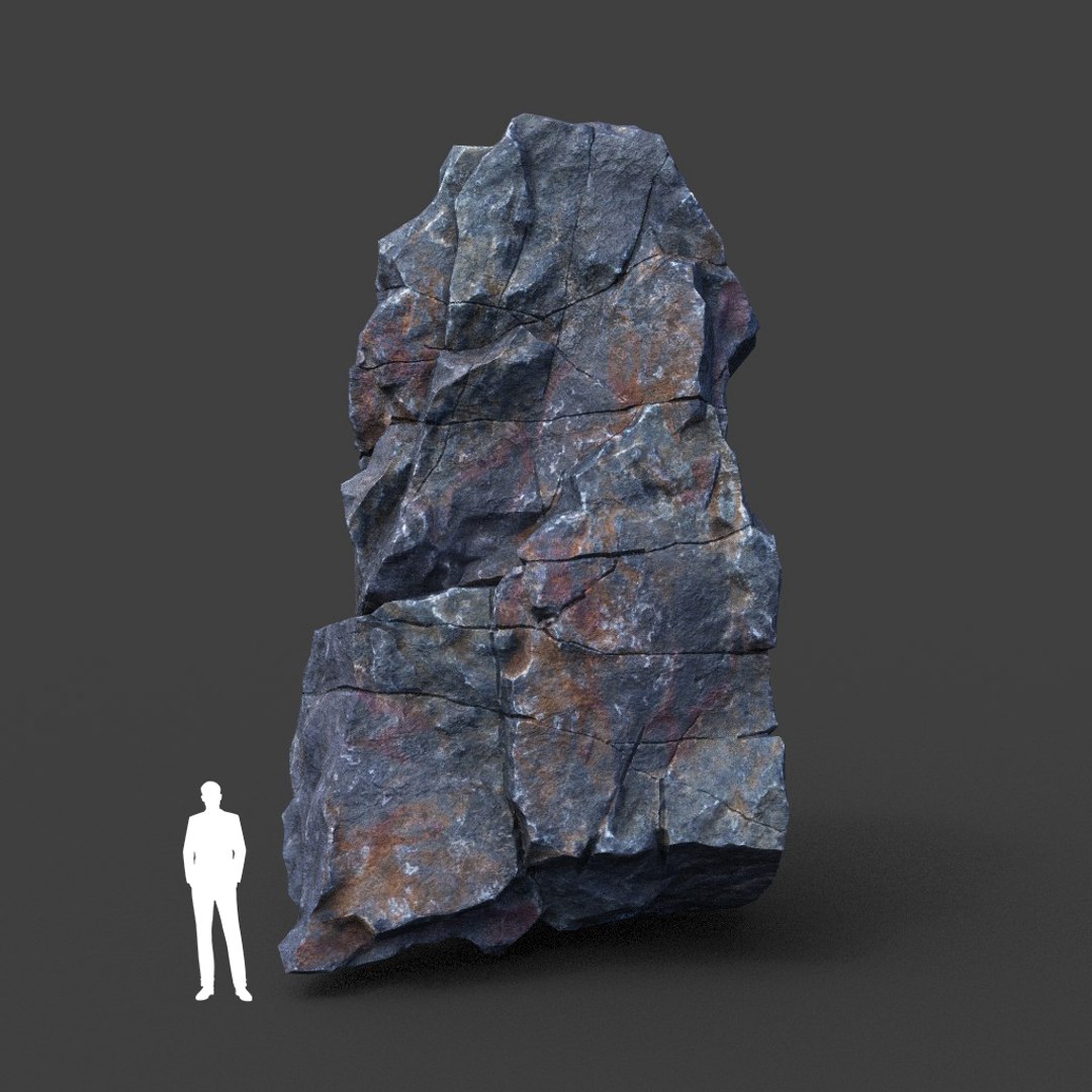 10 Low poly PBR Sharp Cliff Modular Rock 3D model - TurboSquid 2163681
